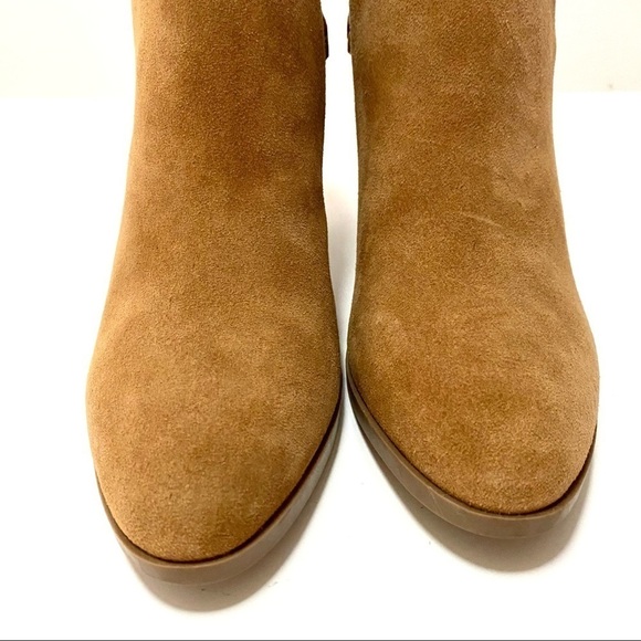 Michael Shannon Kelsey Tan Suede Ankle Boot 11 Chelsea Western - Picture 5 of 14